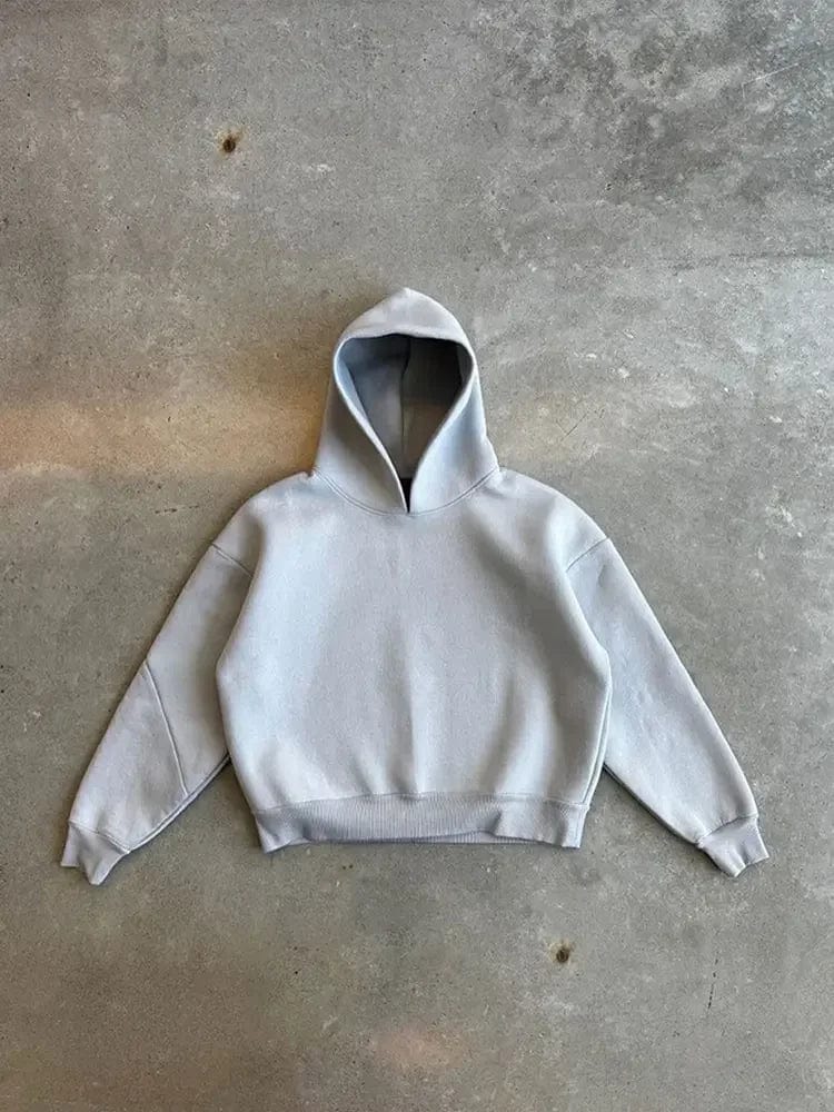 Hoodie streetwear gris